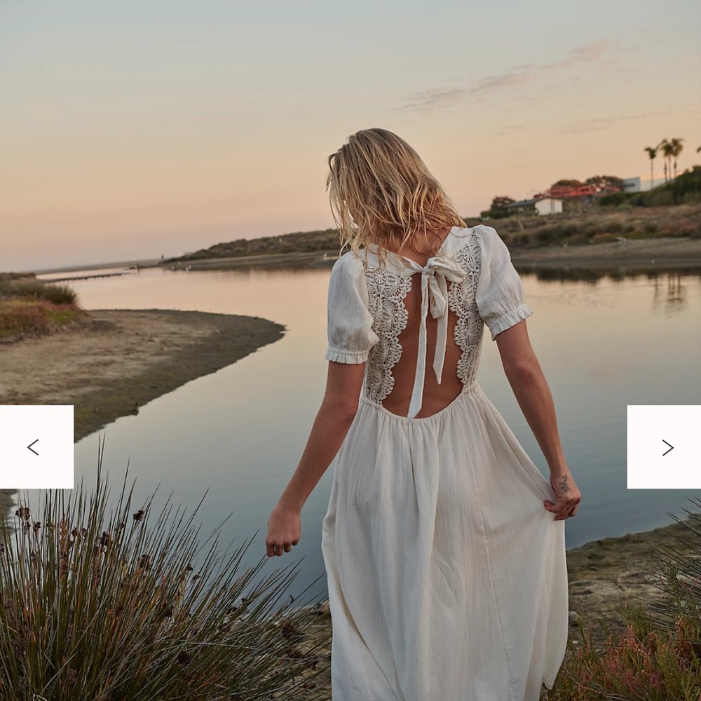 Free People All You Need Is Lace Midi